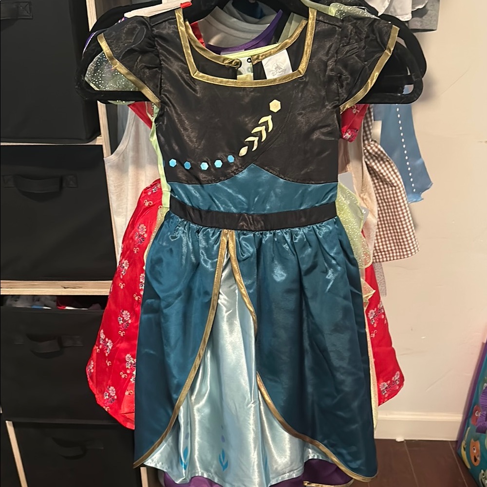 Disney Frozen girls Kids Princess Anna Costume Dress 4T